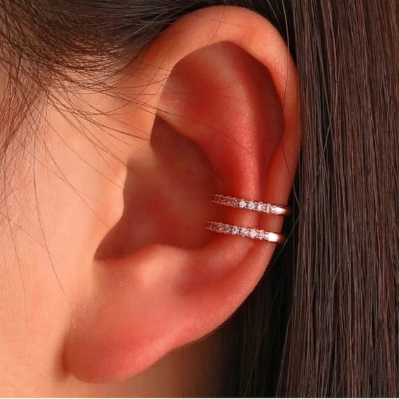 Jewelry Nwot Rose Gold Rhinestone Cartilage Ear Cuff Earring Poshmark